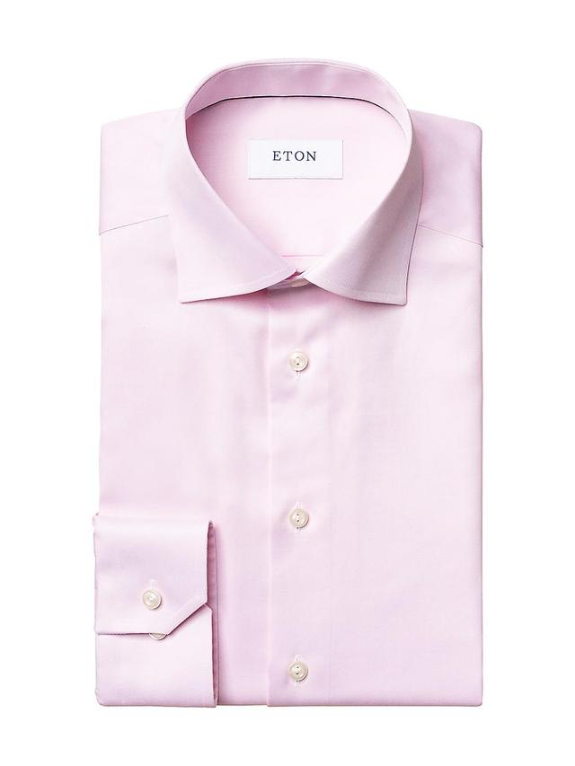 Mens Slim-Fit Twill Dress Shirt Product Image