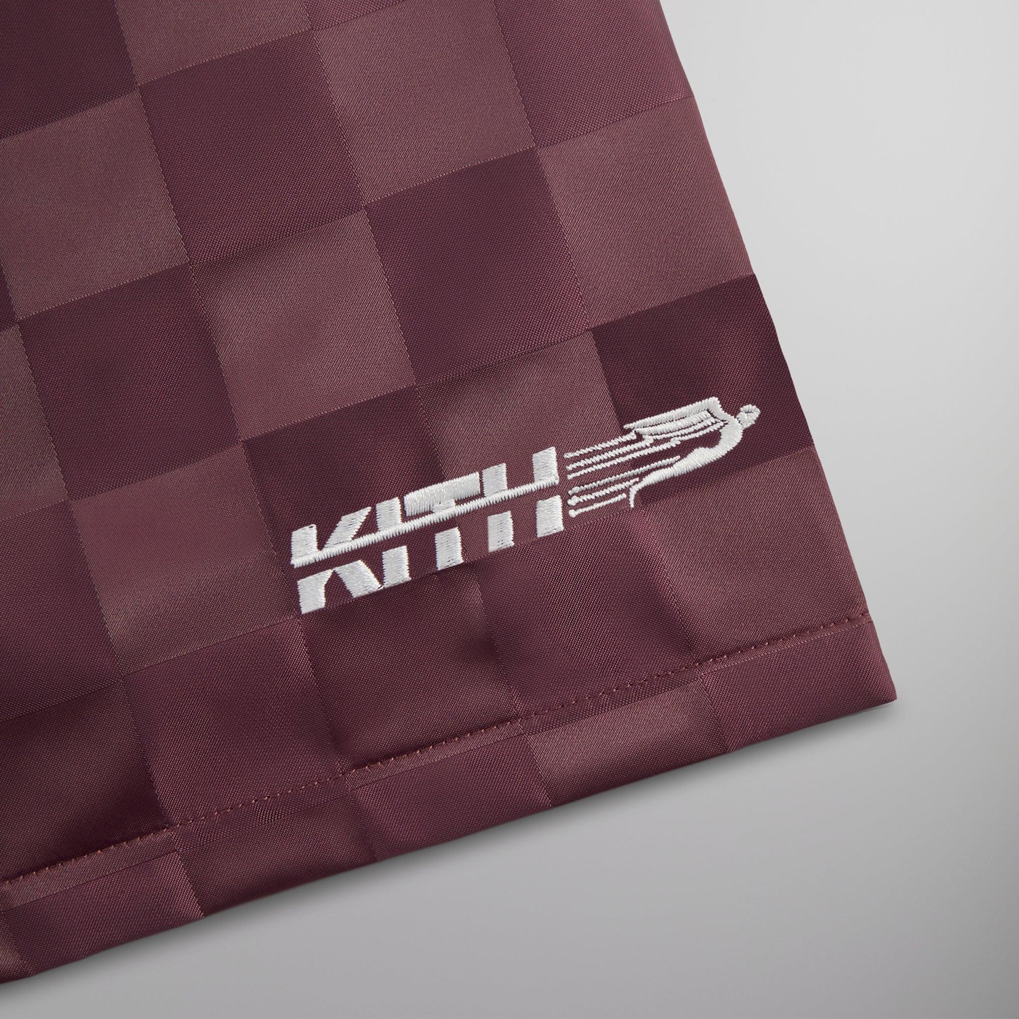 Kith Checkered Satin Collins Short - Rave Male Product Image