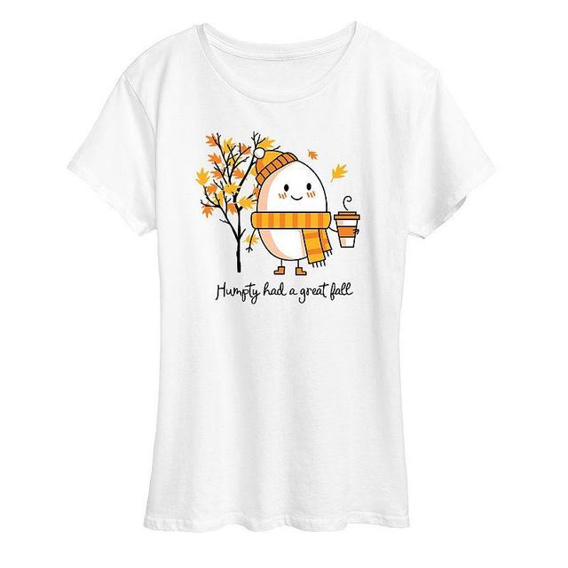 Womens Humpty Had A Great Fall Graphic Tee, Girls Product Image