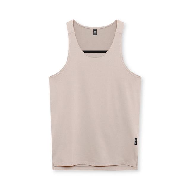 0728. Core Mesh Back Extended Tank - Chai Product Image