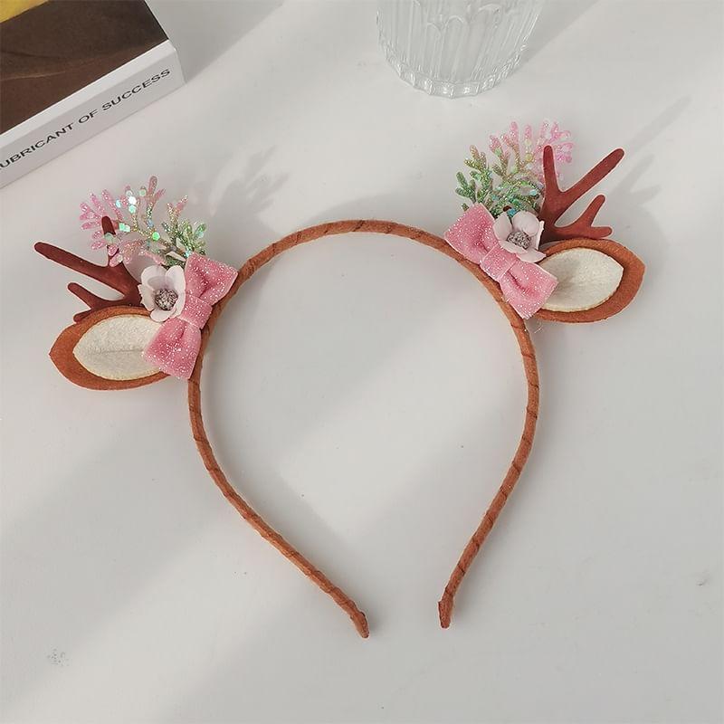 Christmas Deer Horn Party Headband (Various Designs) Product Image