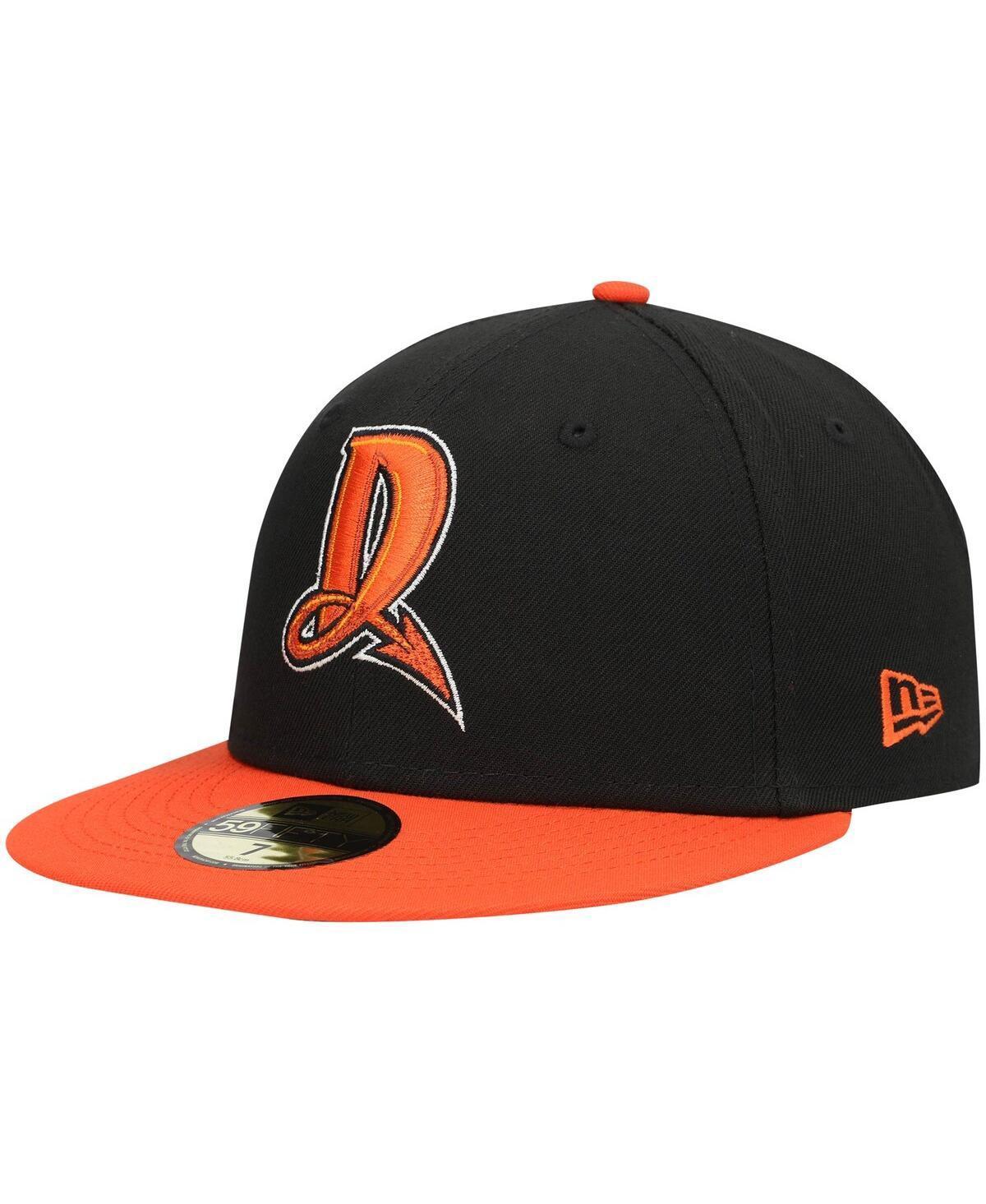 Mens New Era Black Dayton Dragons Authentic Collection Team Alternate 59FIFTY Fitted Hat Product Image