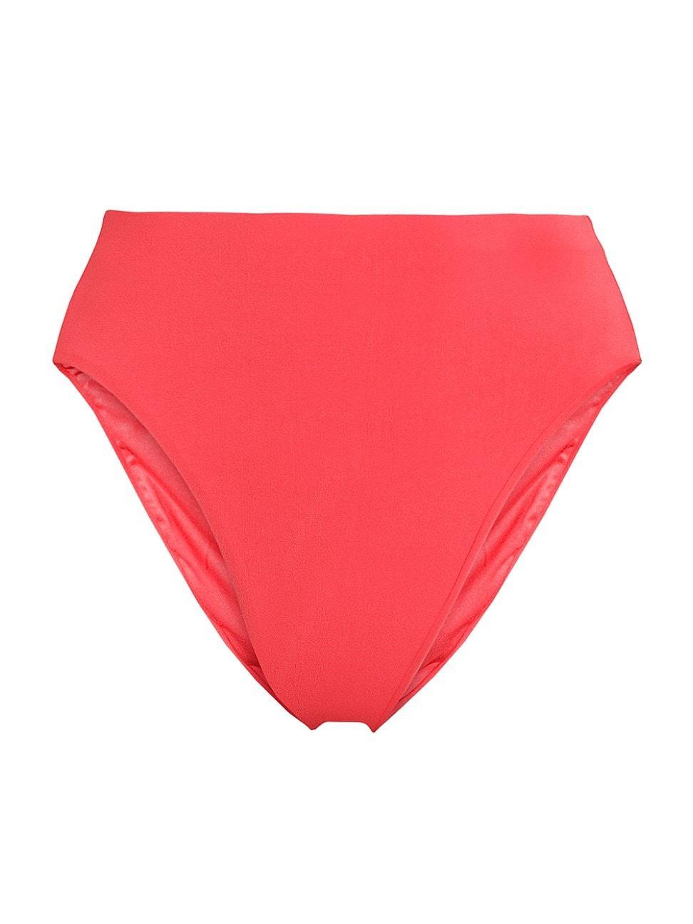 Womens Ava High-Rise Bikini Bottom Product Image