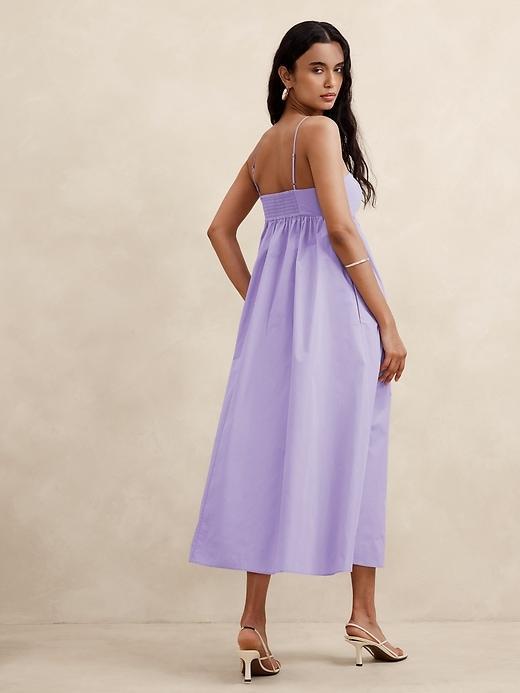 Ariella Taffeta Midi Dress Product Image