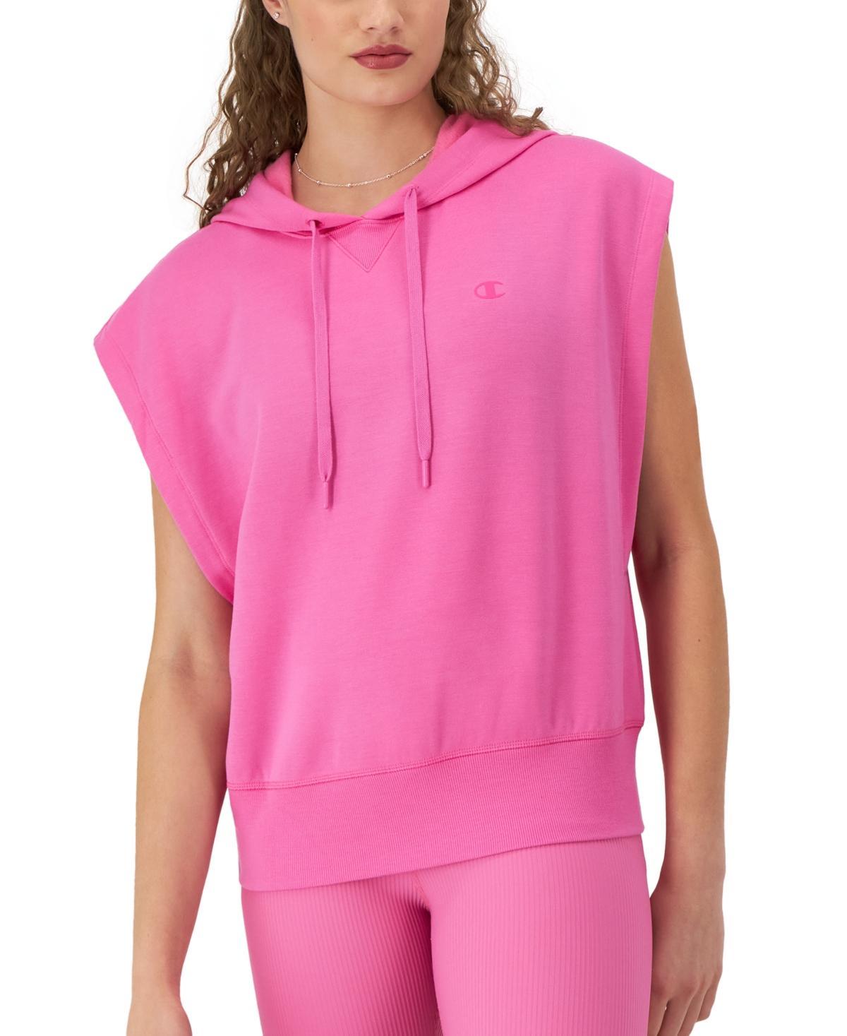 Champion Womens Soft Touch Sleeveless Hoodie Product Image