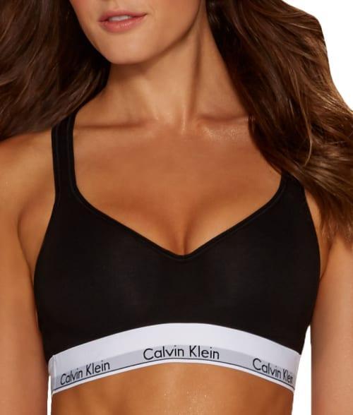 Calvin Klein Womens Modern Cotton Padded Bralette QF1654 Product Image