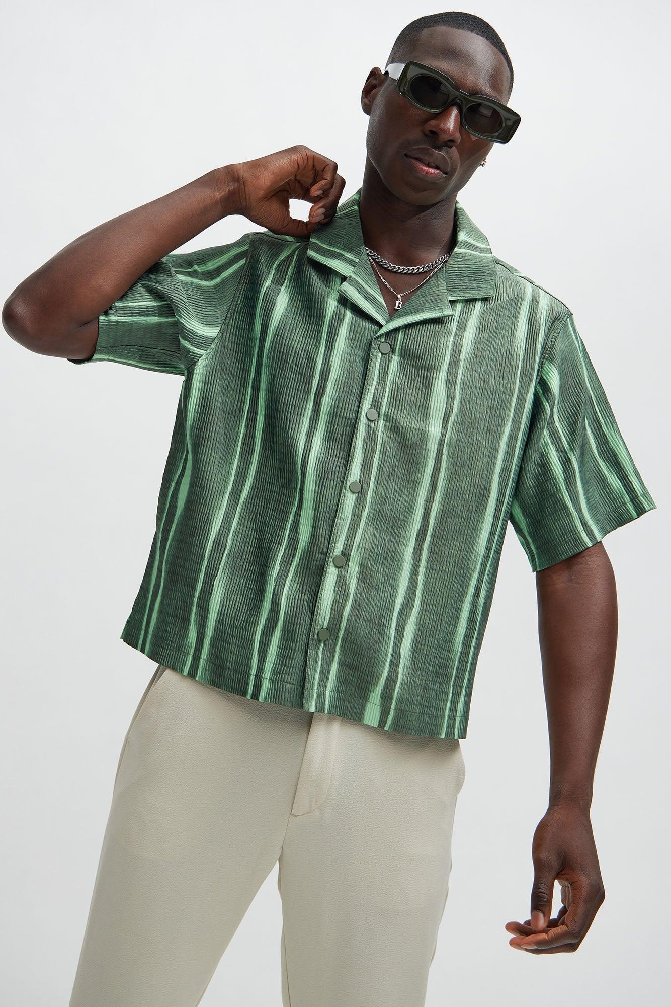 Matcha Textured Shirt - Green Product Image