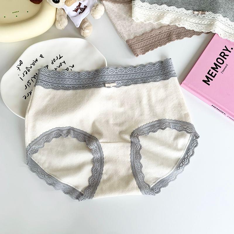 Lace Trim Panty Product Image