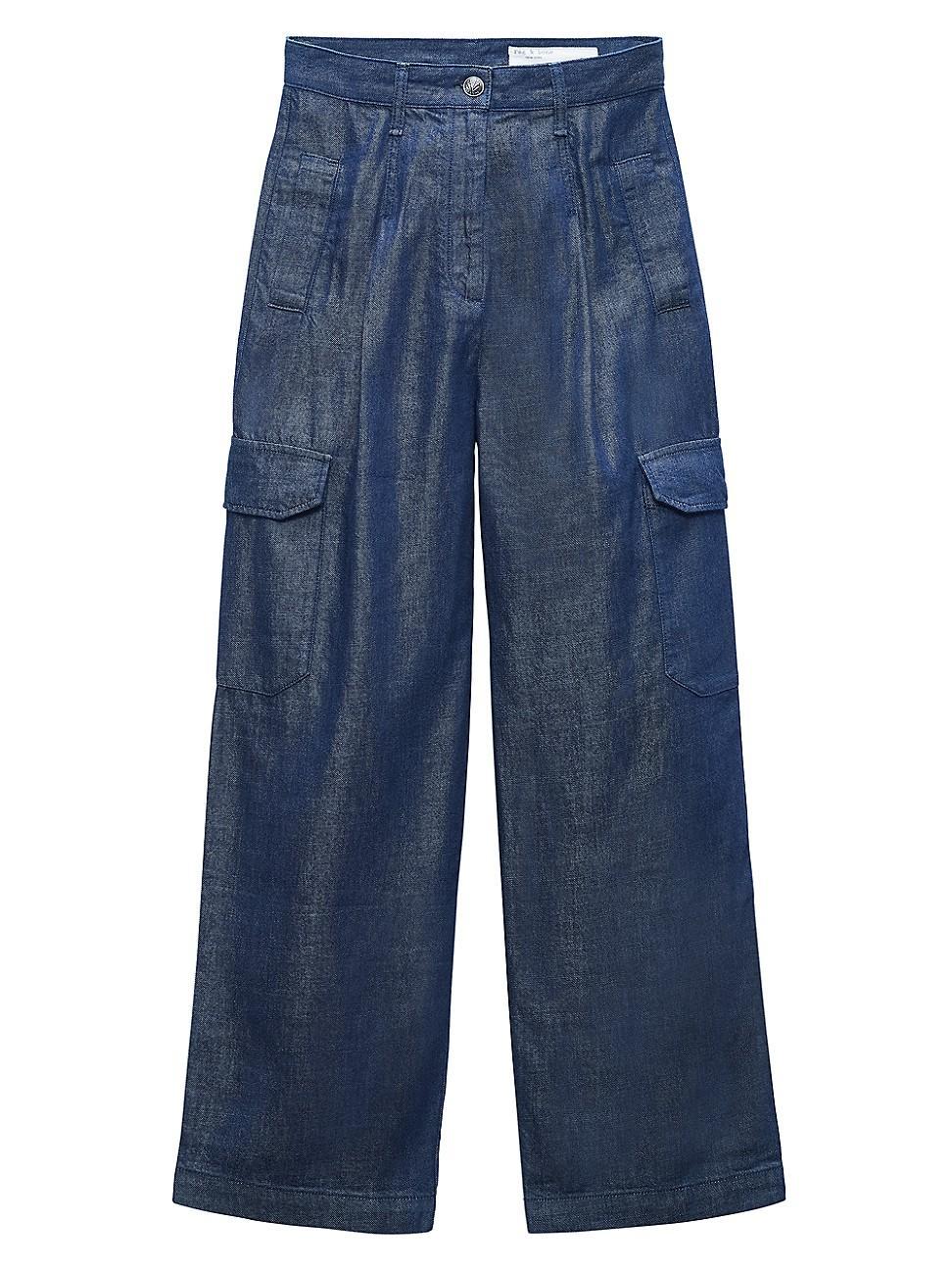 Featherweight Cassidy Wide-Leg Cargo Jeans Product Image