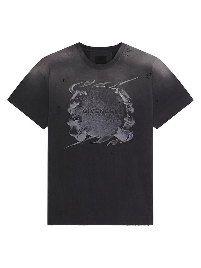 Givenchy Casual Fit Cotton Graphic T-Shirt Product Image