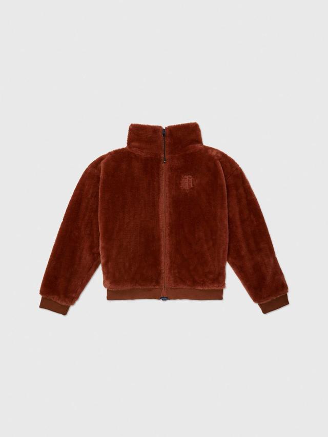 Tommy Hilfiger Women's Faux Fur Zip Sweatshirt Product Image