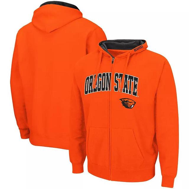 Mens Colosseum Oregon State Beavers Arch & Logo 3.0 Full-Zip Hoodie Product Image