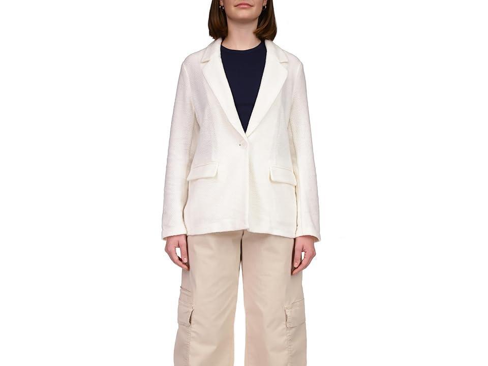 Sanctuary Bryce Knit Blazer (Toasted Marshmallow) Women's Clothing Product Image