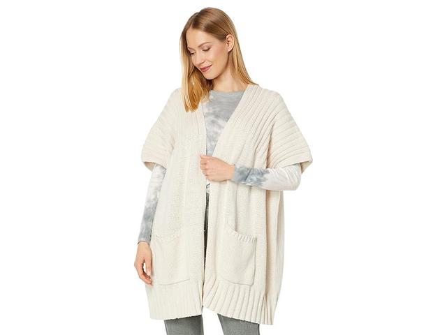 Splendid Valerie Cardigan Sand) Women's Clothing Product Image