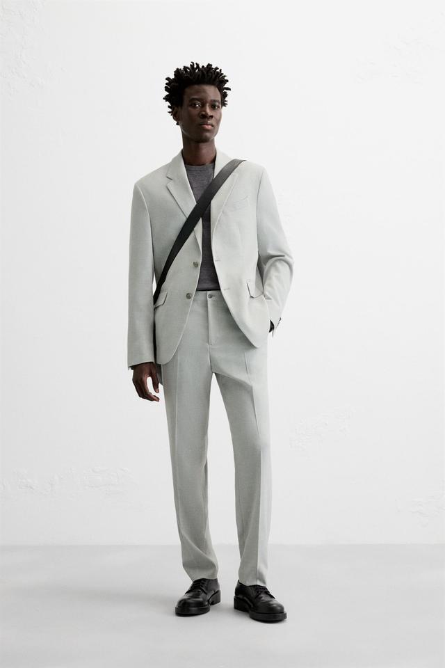 TEXTURED SUIT PANTS Product Image