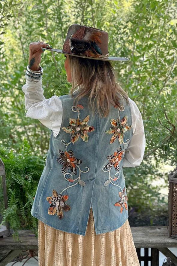 Pansi Whispering Meadows Harvest Winds Vest by Jaded Gypsy Product Image