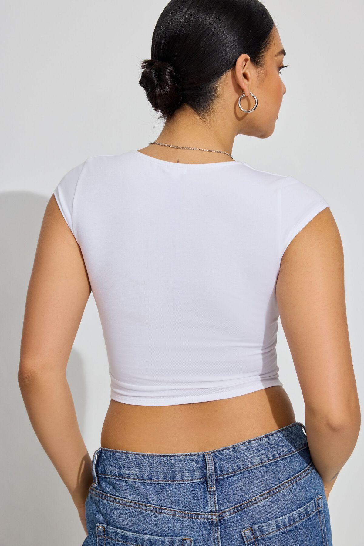 Portia Square Neckline Tee Product Image