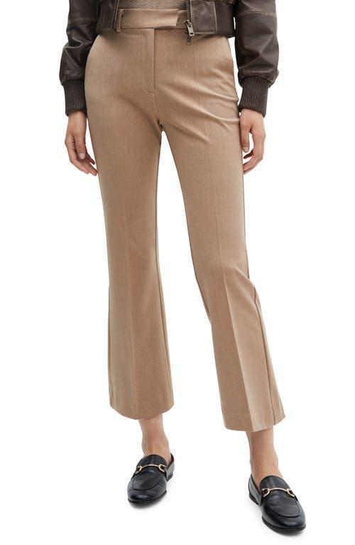 Mango Womens Cropped Dress Pants Product Image