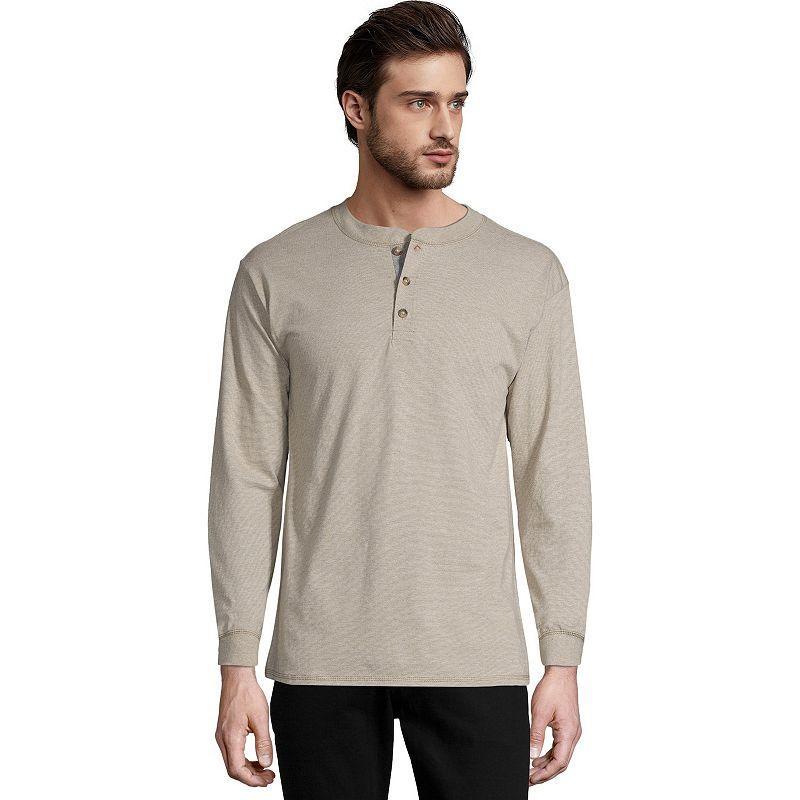 Mens Hanes Beefy Heavyweight Henley Product Image