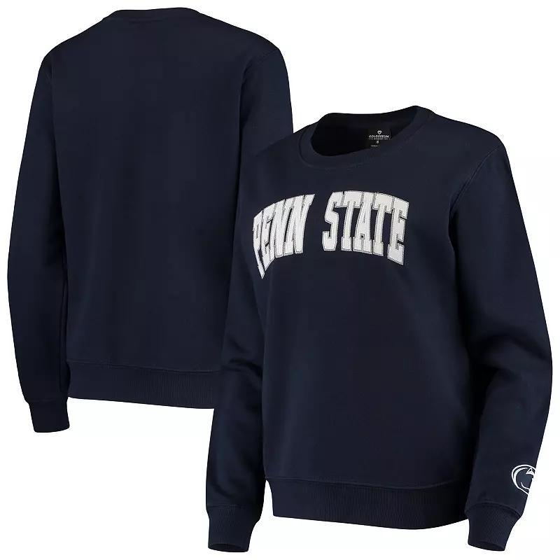 Womens Colosseum Penn State Nittany Lions Campanile Pullover Sweatshirt Blue Product Image