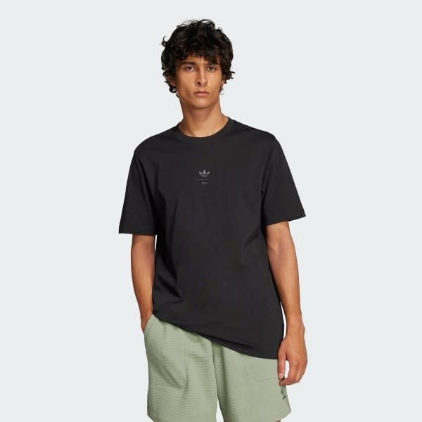 adidas Trefoil Series Tee Black S Mens Product Image