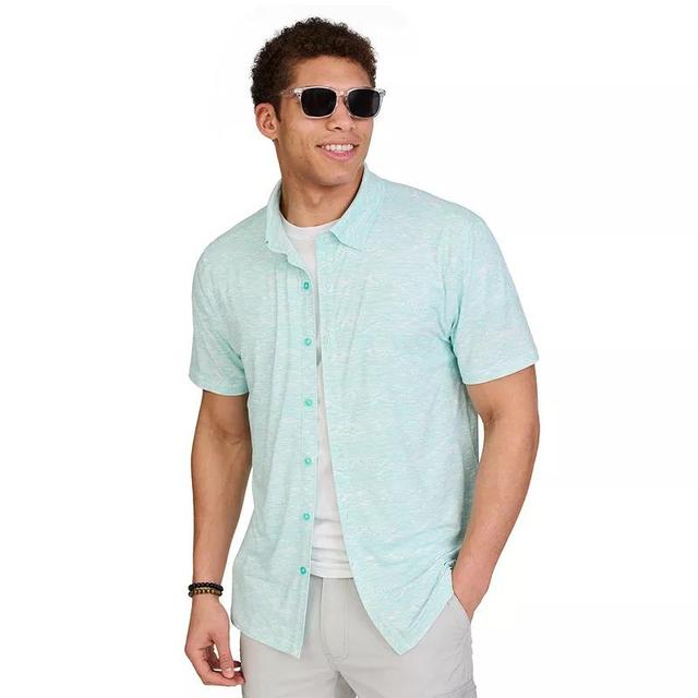 Mens Short Sleeve Jersey Button Front Shirt Product Image