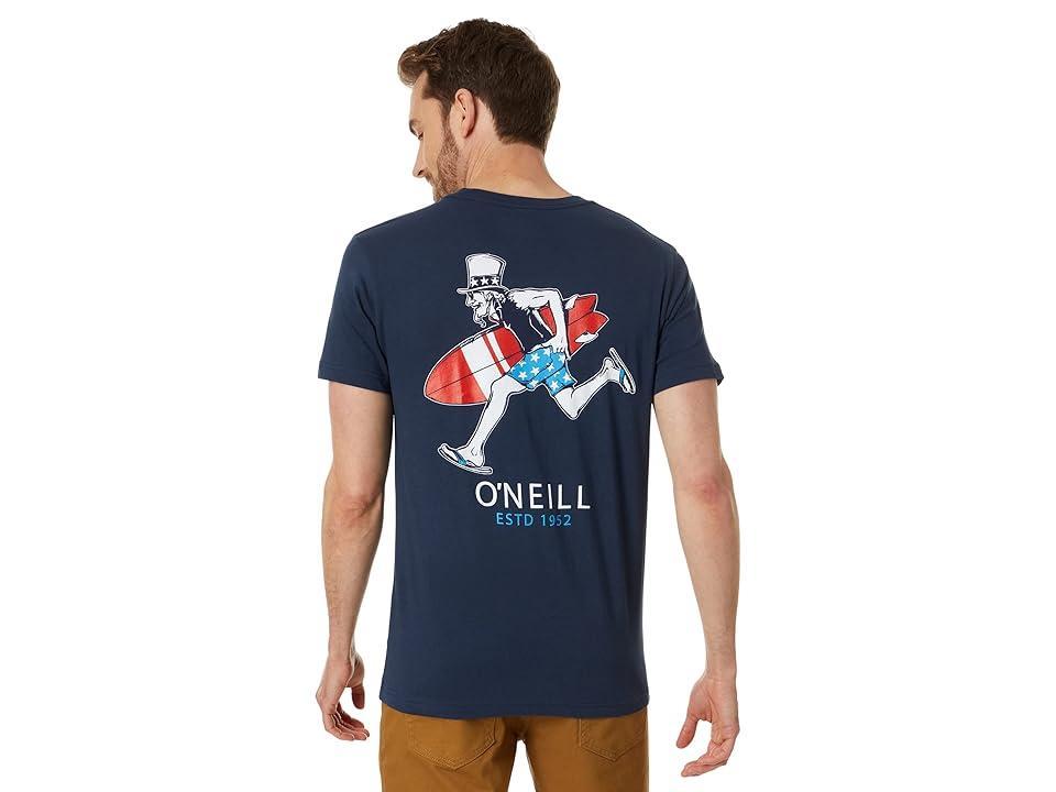 O'Neill Freedom Ahead Short Sleeve Tee (New ) Men's Clothing Product Image