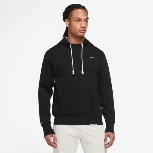 Nike Mens Nike Dri-FIT Standard Issue Pullover Hoodie - Mens Pale Ivory/Black Product Image