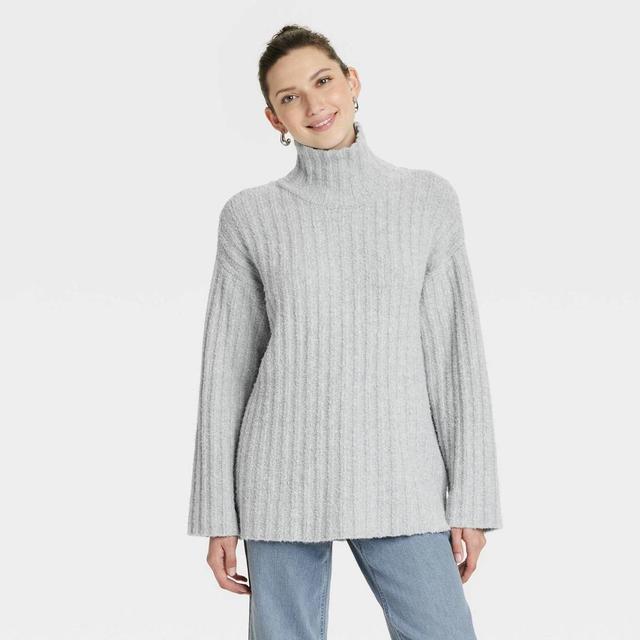 Womens Turtleneck Tunic Pullover Sweater - Universal Thread XS Product Image