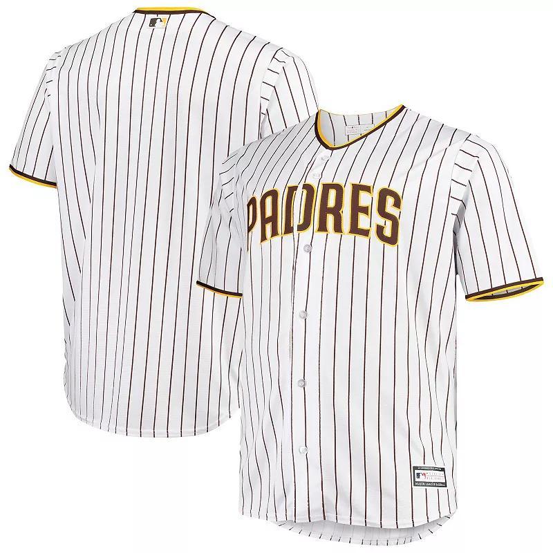 Mens /Brown San Diego Padres Big & Tall Home Replica Team Jersey product image