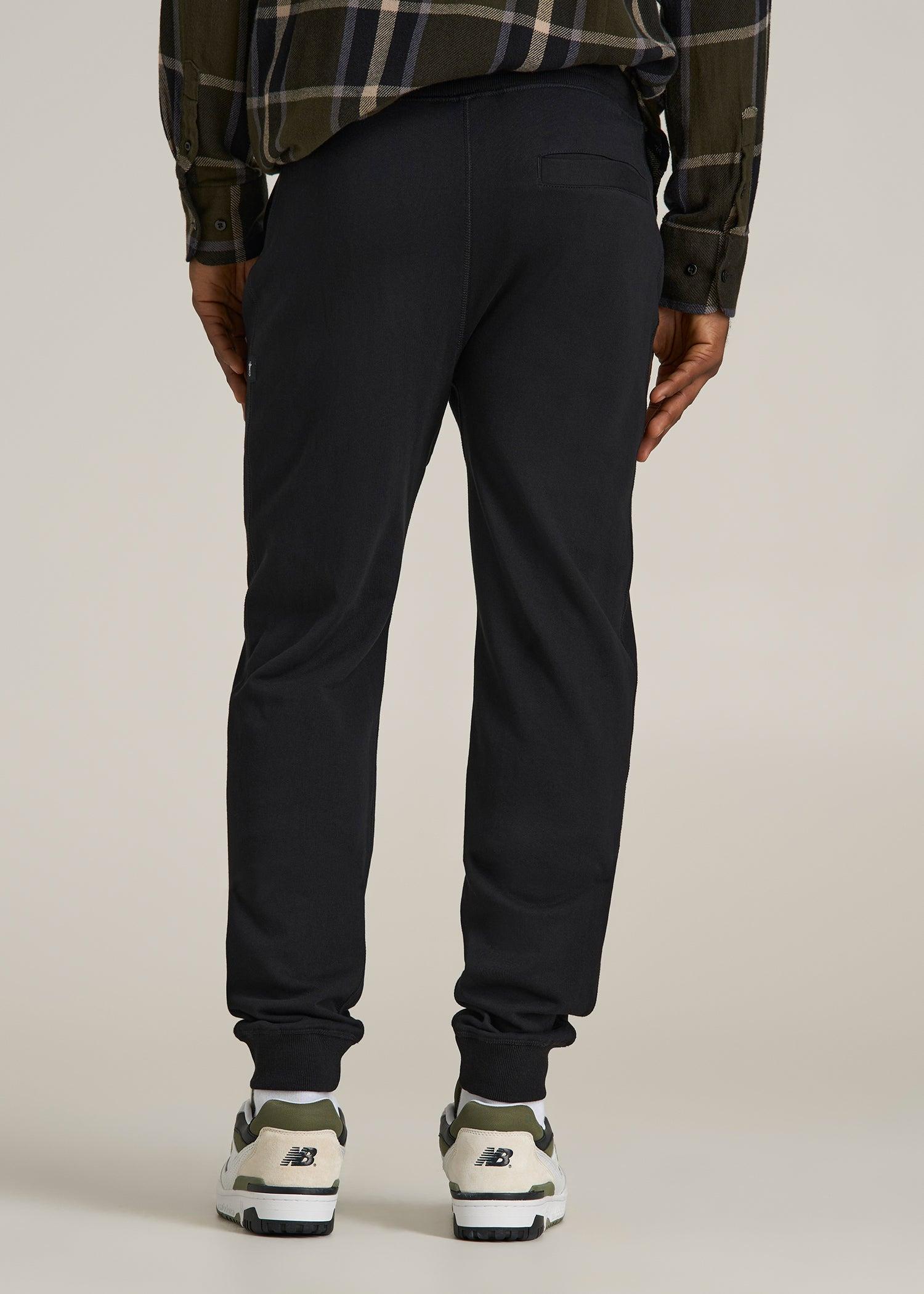 Wearever 2.0 French Terry Joggers for Tall Men in Black Male Product Image