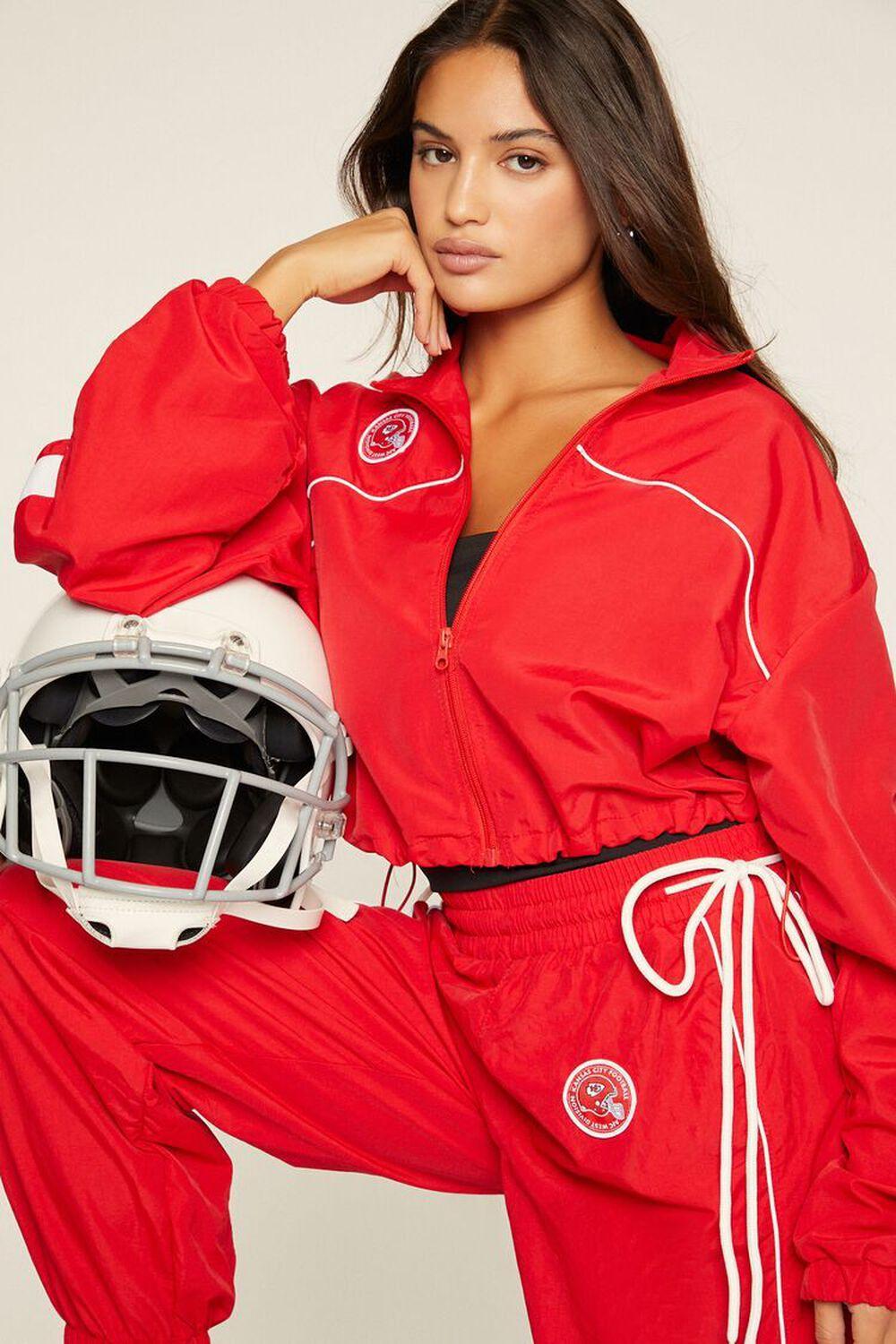 Kansas City Chiefs Windbreaker Jacket | Forever 21 Product Image