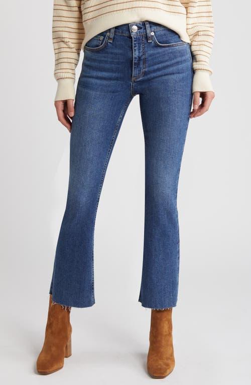 RAG & BONE Peyton Raw Hem Mid Rise Ankle Bootcut Jeans In Kenzie Product Image