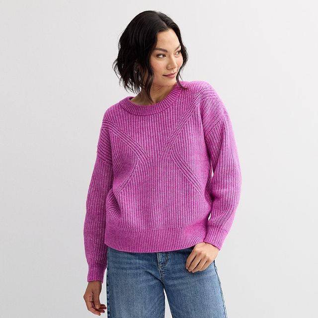 Womens Sonoma Goods For Life Cozy Crewneck Sweater Product Image