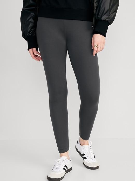 High-Waisted Fleece-Lined Leggings Product Image