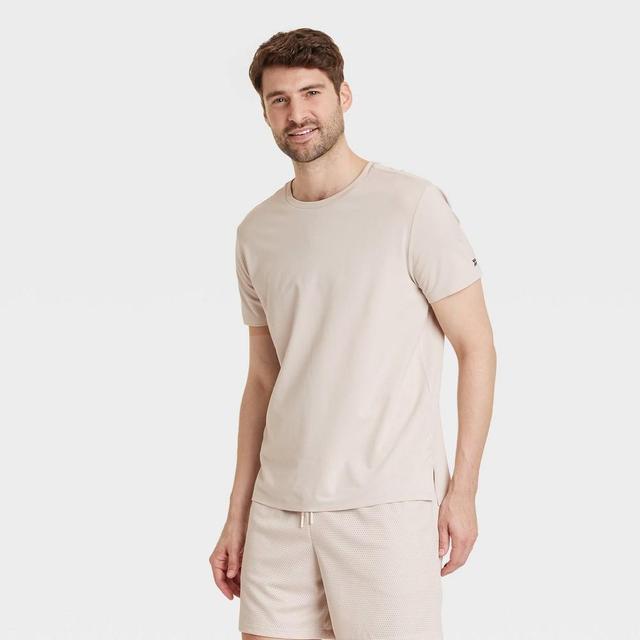 Mens Short Sleeve Performance T-Shirt - All In Motion Light Taupe XL Product Image