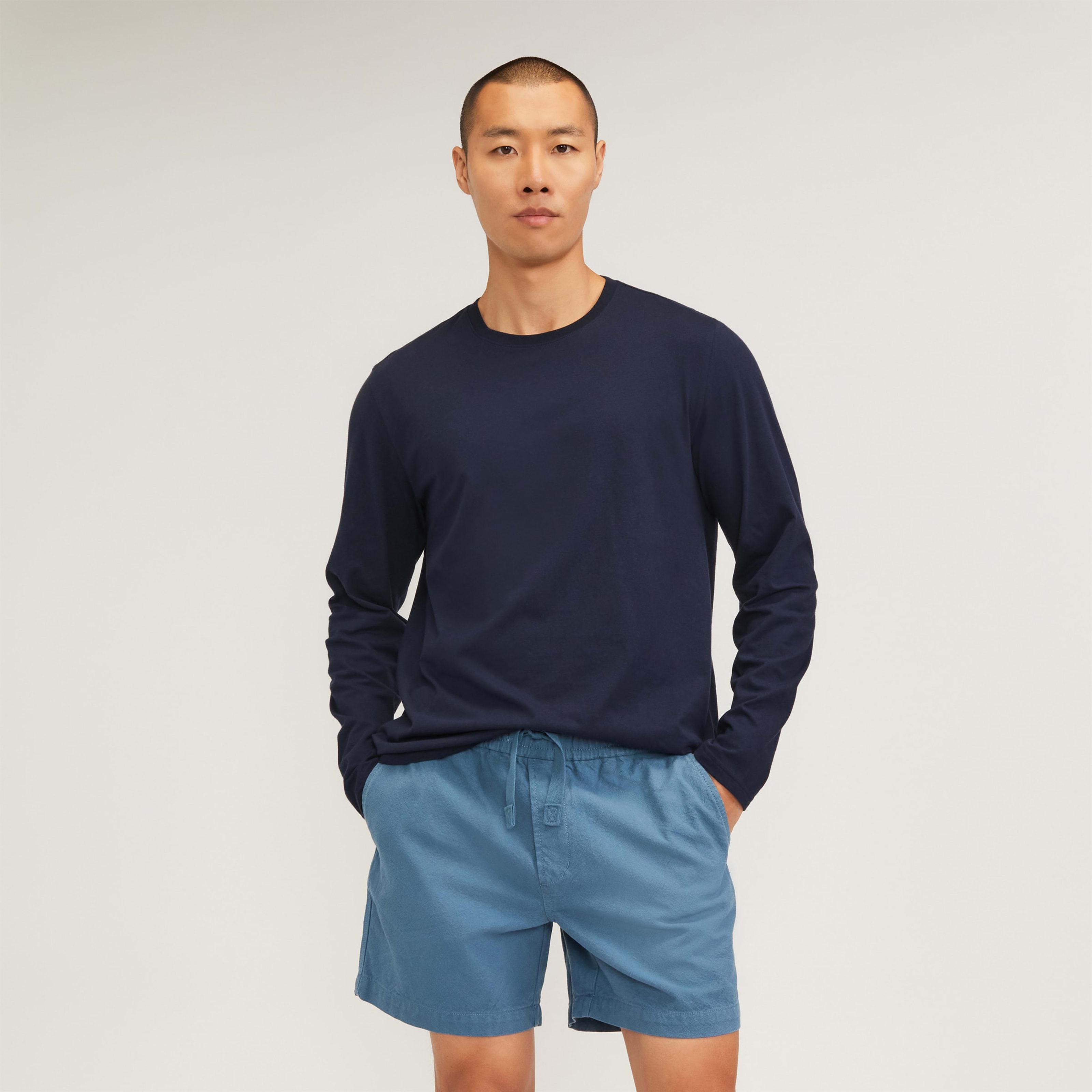 Mens Essential Organic Long-Sleeve T-Shirt | Uniform by Everlane Product Image