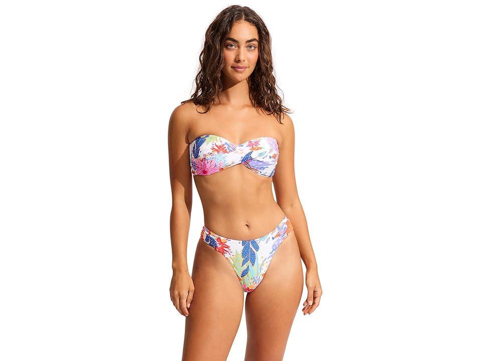 Seafolly Under The Sea Twist Bandeau Women's Swimwear Product Image