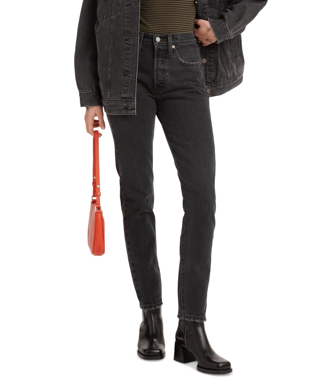 Levis Womens 501 High Rise Skinny Jeans Product Image