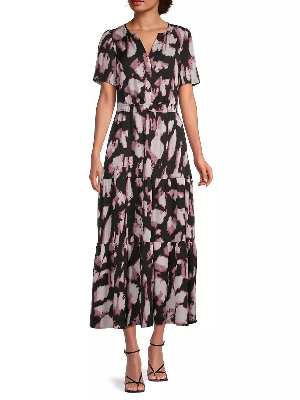 Spring Shadow Daydream Midi Dress Product Image