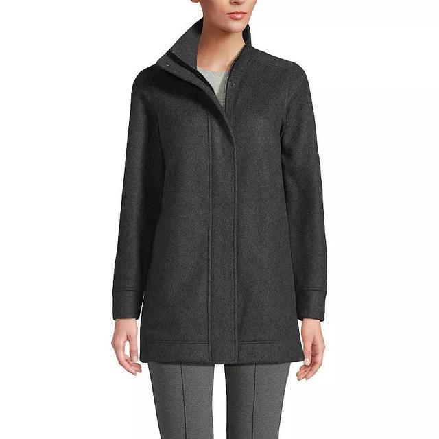 Lands End Womens Luxe Fleece Coat Product Image