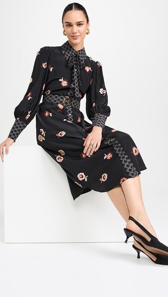 Zimmermann Bow Midi Dress | Shopbop Product Image