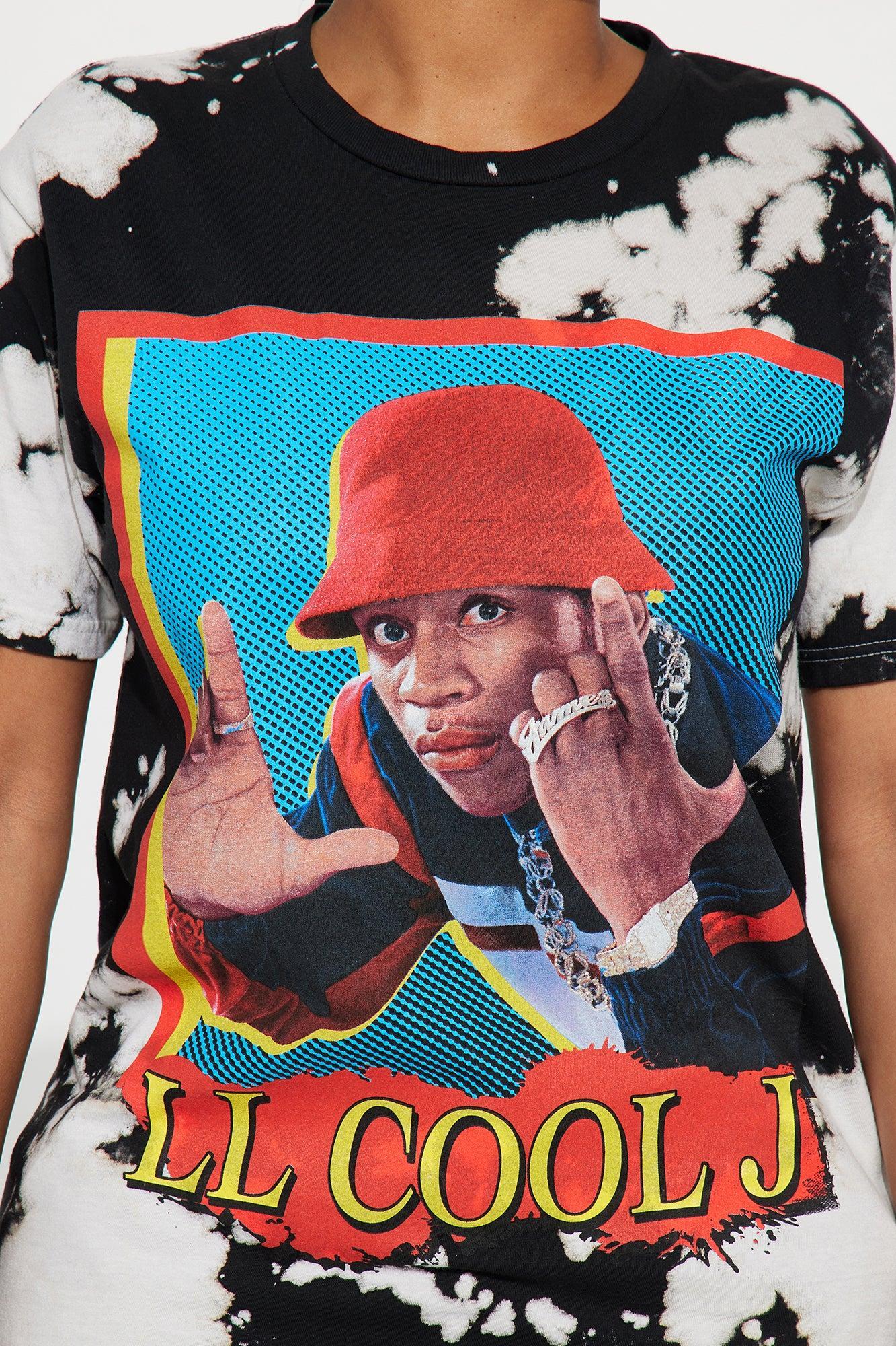 LL Cool J Graphic Bleached Tee - Black/combo Product Image