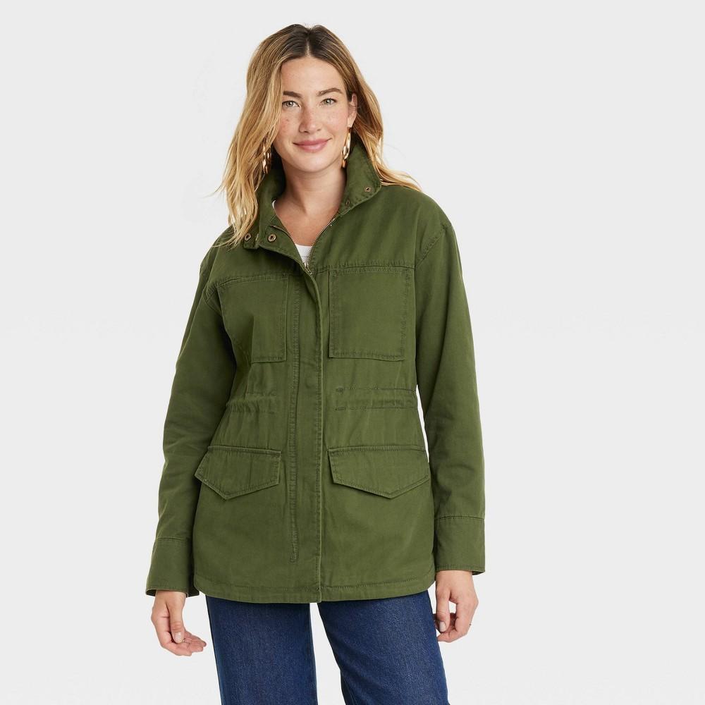 Womens Utility Field Jacket - Universal Thread Green M Product Image