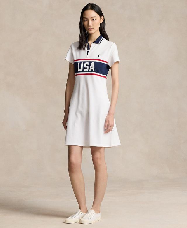 Women's Team USA Graphic Polo Dress Product Image