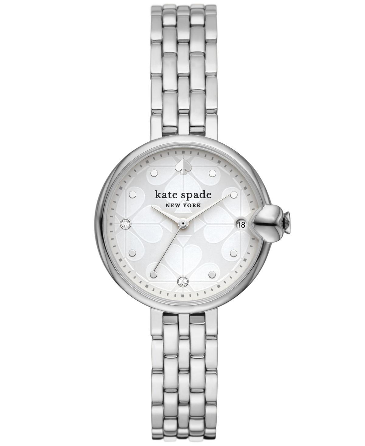 kate spade new york Womens Chelsea Park Silver-Tone Stainless Steel Watch 32mm, KSW9072 Product Image