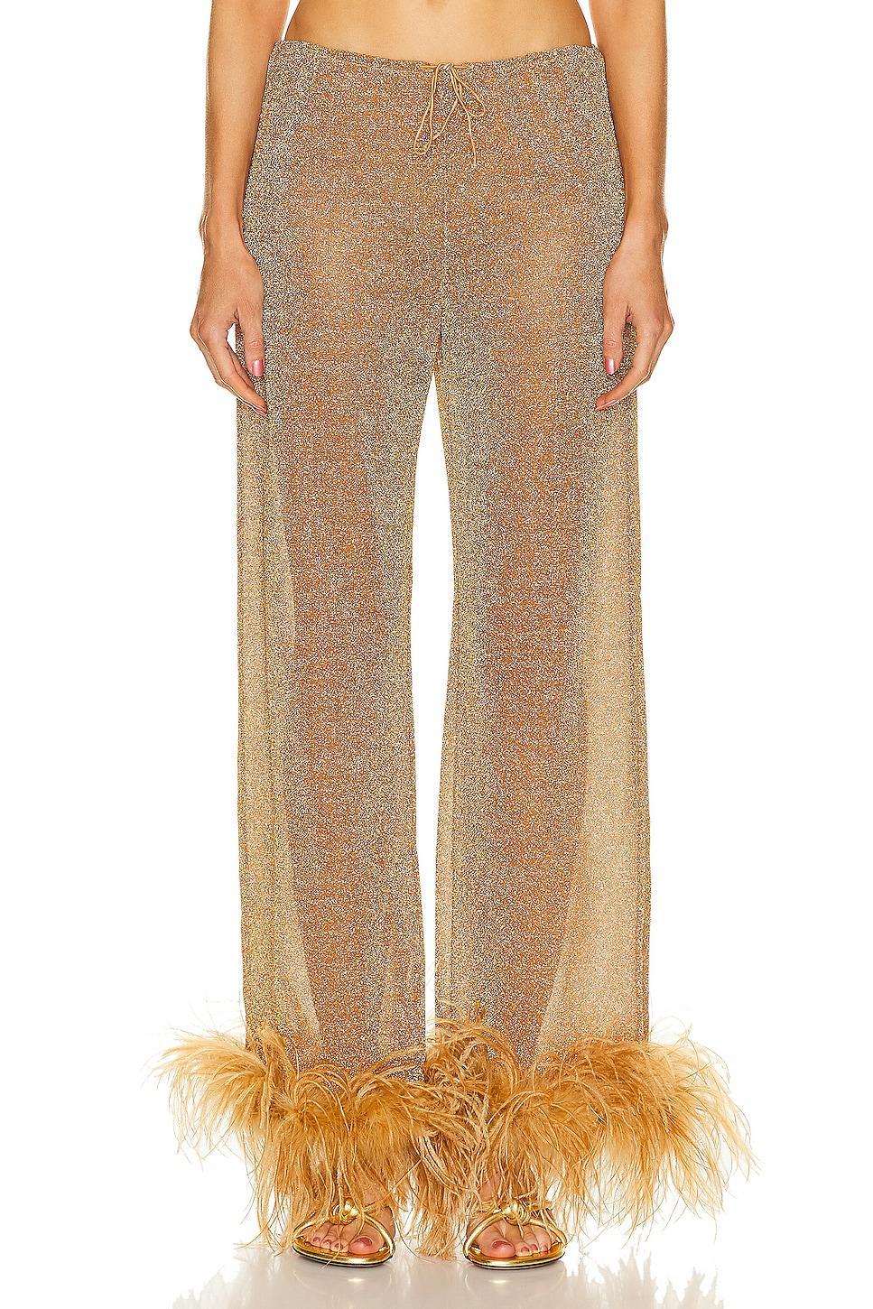 Oseree Lumière Plumage Long Pant Brown. (also in ). Product Image