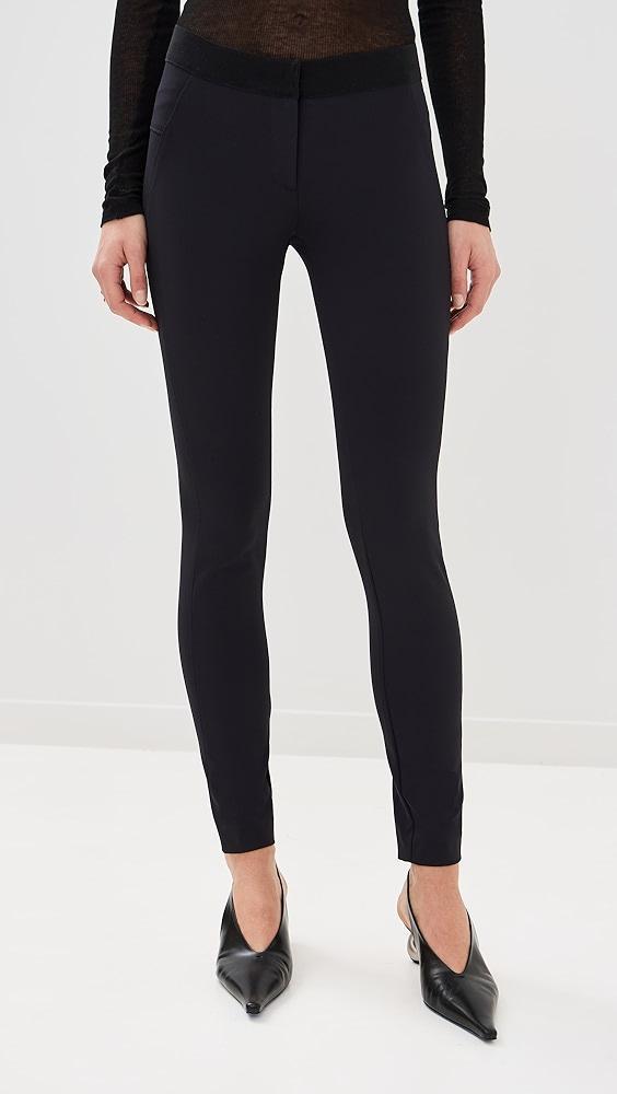 Veronica Beard Black Scuba Leggings | Shopbop Product Image