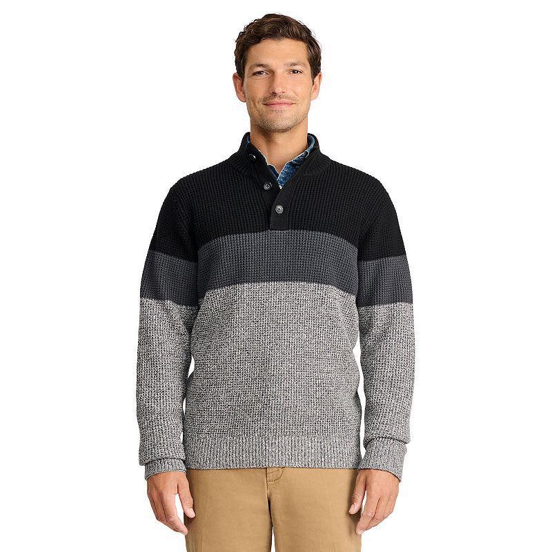 Mens IZOD Textured Color Block Sweater Product Image