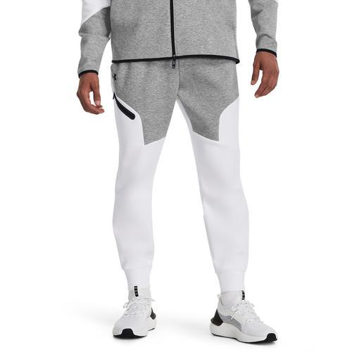 Under Armour Mens Under Armour Unstoppable Fleece Joggers - Mens Mod Grey/White/White Product Image